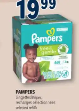 Familiprix PAMPERS, Free & Gentle, Wipes, refills, 468 units offer
