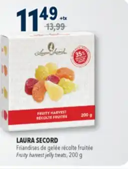 Familiprix LAURA SECORD, Fruity harvest jelly treats, 200 g offer