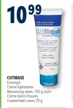 Familiprix CUTIBase, Ceramyd, Moisturizing cream, 100 g or Cracked heels cream, 75 g offer
