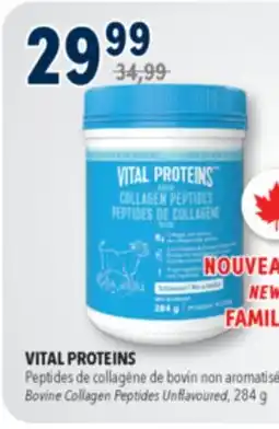 Familiprix VITAL PROTEINS, Bovine Collagen Peptides Unflavoured, 284 g offer