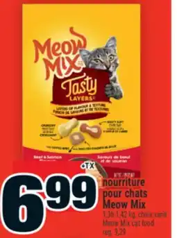 Super C nourriture pour chats Meow Mix | Meow Mix cat food offer