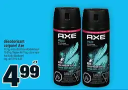 Super C désodorisant corporel Axe | Axe body deodorant offer