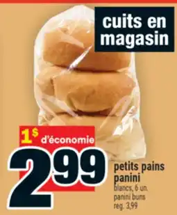 Super C petits pains panini offer