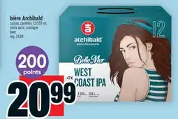 Super C BIÈRE ARCHIBALD | ARCHIBALD BEER offer