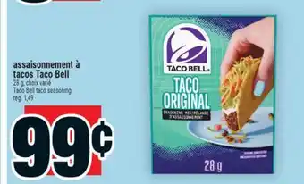 Super C assaisonnement à tacos Taco Bell | Taco Bell taco seasoning offer