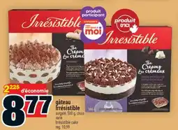 Super C gâteau Irrésistible | Irrésistible cake offer