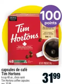 Super C capsules de café Tim Hortons | Tim Hortons coffee capsules offer
