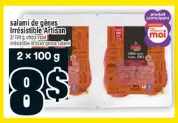 Super C salami de gênes Irrésistible Artisan | Irrésistible Artisan genoa salami offer