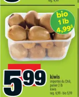 Super C kiwis, panier 2 lb / kiwis offer