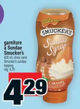 Super C garniture à Sundae Smucker's | Smucker's sundae topping offer
