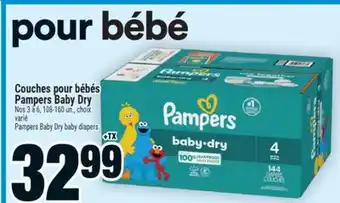 Super C Couches pour bébés Pampers Baby Dry | Pampers Baby Dry baby diapers offer