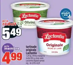 Super C tartinade originale Lactantia | Lactantia original spread offer