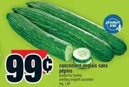 Super C concombre anglais sans pépins | seedless english cucumber offer