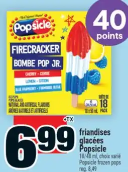 Super C friandises glacées Popsicle | Popsicle frozen pops offer