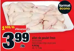 Super C ailes de poulet frais | fresh chicken wings offer