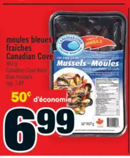 Super C moules bleues fraîches Canadian Cove | Canadian Cove fresh blue mussels offer