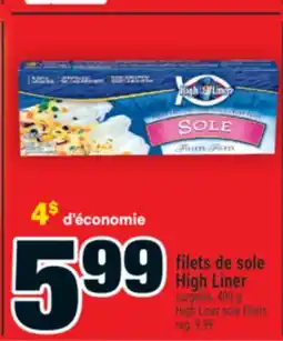 Super C filets de sole High Liner | High Liner sole fillets offer