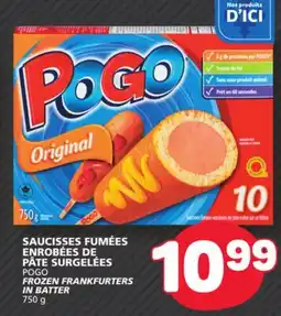 Marché Bonichoix POGO FROZEN FRANKFURTERS IN BATTER offer