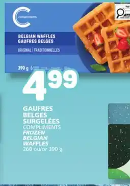 Marché Bonichoix COMPLIMENTS FROZEN BELGIAN WAFFLES offer