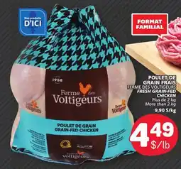 Marché Bonichoix FERME DES VOLTIGEURS FRESH GRAIN-FED CHICKEN offer
