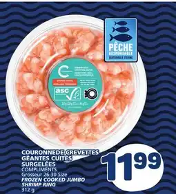 Marché Bonichoix COMPLIMENTS FROZEN COOKED JUMBO SHRIMP RING offer