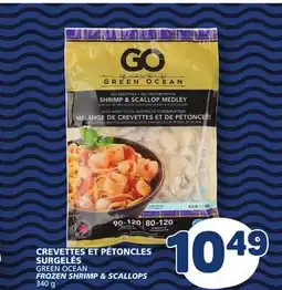 Marché Bonichoix GREEN OCEAN FROZEN SHRIMP & SCALLOPS offer