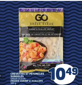 Marché Bonichoix GREEN OCEAN FROZEN SHRIMP & SCALLOPS offer