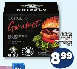 Marché Bonichoix GRIZZLY FROZEN SALMON BURGERS offer