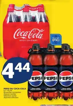 Marché Bonichoix PEPSI OR COCA-COLA offer