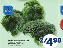 Marché Bonichoix CROWN OF BROCCOLI offer