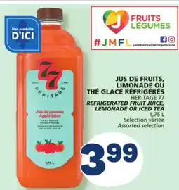 Marché Bonichoix HERITAGE 77 REFRIGERATED FRUIT JUICE, LEMONADE OR ICED TEA offer