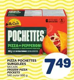Marché Bonichoix McCAIN FROZEN PIZZA POCKETS offer