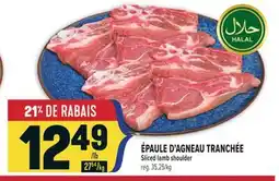 Marché Adonis ÉPAULE D'AGNEAU TRANCHÉE | SLICED LAMB SHOULDER offer