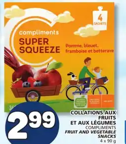 Marché Bonichoix COMPLIMENTS FRUIT AND VEGETABLE SNACKS offer