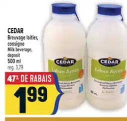 Marché Adonis CEDAR BREUVAGE LAITIER | CEDAR MILK BEVERAGE offer