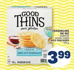 Marché Bonichoix CHRISTIE GOOD THINS RICE CRACKERS offer