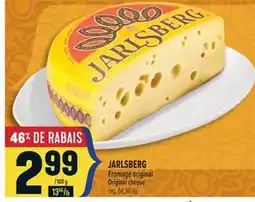 Marché Adonis JARLSBERG FROMAGE ORIGINAL | JARLSBERG ORIGINAL CHEESE offer