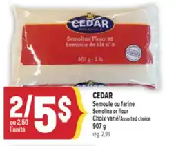 Marché Adonis CEDAR SEMOULE OU FARINE | CEDAR SEMOLINA OR FLOUR offer