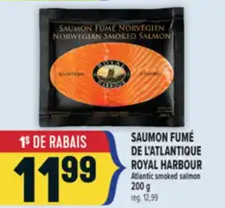 Marché Adonis SAUMON FUMÉ DE L'ATLANTIQUE ROYAL HARBOUR | ROYAL HARBOUR ATLANTIC SMOKED SALMON offer