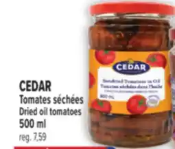 Marché Adonis CEDAR TOMATES SÉCHÉES | CEDAR DRIED OIL TOMATOES offer