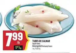 Marché Adonis TUBES DE CALMAR | SQUID TUBES offer