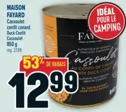 Marché Adonis MAISON FAYARD CASSOULET CONFIT CANARD | MAISON FAYARD DUCK CONFIT CASSOULET offer