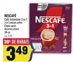 Marché Adonis NESCAFÉ CAFÉ INSTANTANÉ 3 EN 1 | NESCAFÉ 3 IN 1 INSTANT COFFEE offer