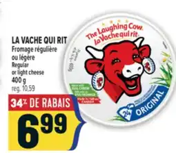 Marché Adonis LA VACHE QUI RIT FROMAGE RÉGULIÈRE OU LÉGÈRE | LA VACHE QUI RIT REGULAR OR LIGHT CHEESE offer