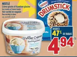 Marché Adonis NESTLÉ CRÈME GLACÉE ET FRIANDISES GLACÉES | NESTLÉ ICE CREAM OR FROZEN TREATS offer