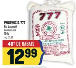 Marché Adonis PHOENICIA 777 RIZ BASMATI | PHOENICIA 777 BASMATI RICE offer