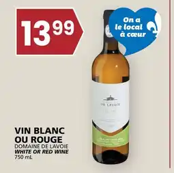 Rachelle-Bery Grocery DE LAVOIE WHITE OR RED WINE offer