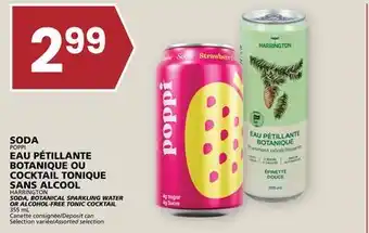 Rachelle-Bery Grocery POPPI HARRINGTON SODA, BOTANICAL SPARKLING WATER OR ALCOHOL-FREE TONIC COCKTAIL offer