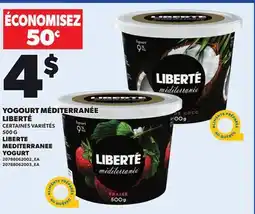 Provigo LIBERTE MEDITERRANEE YOGURT, 500 G offer