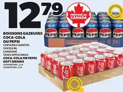 Provigo COCA-COLA OR PEPSI SOFT DRINKS, 24X355 ML offer